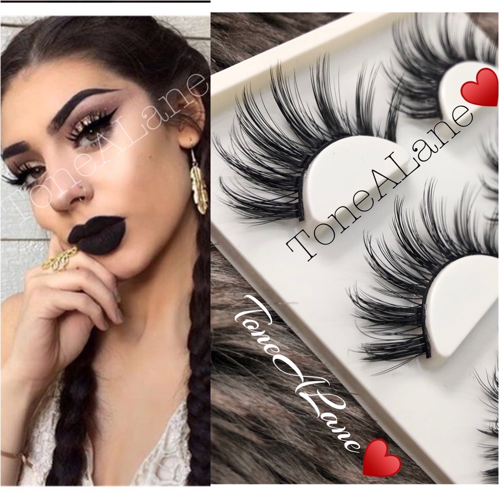 3 Pairs Eyelashes Mink Lashes False Eyelashes long